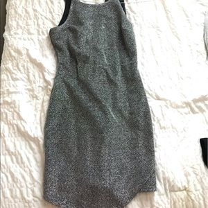 Silver cocktail dress